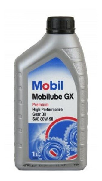 Олива трансмісійне Mobil Mobilube GX 80W-90 API GL-4 1л фото №1