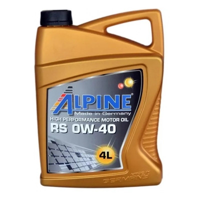 Моторна олива Alpine 0W-40 RS 4л (0225-4) фото №1