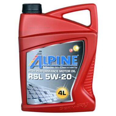 Моторна олива Alpine 5W-20 RSL 4л (0155-4) фото №1