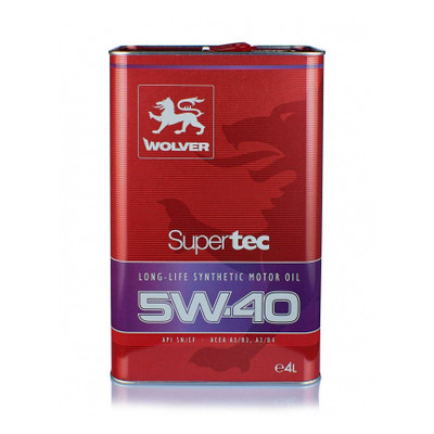 Моторна олива Wolver Supertec 5W-40 4л (4260360940019) фото №1