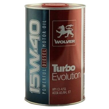 Моторна олива Wolver Turbo Evolution 15W-40 1л (4260360944444) фото №1