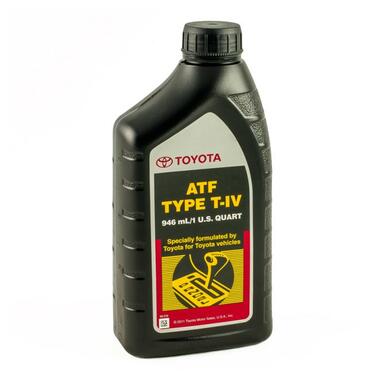 Трасмісійне масло TOYOTA ATF Type T-IV 1qt (946 ml)х6 TOYOTA (00279-000T4) фото №5