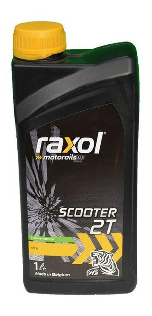 Моторна олива минеральное Raxol Scooter 2T 1л фото №1