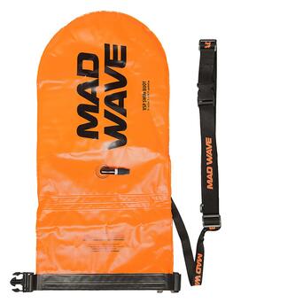 Рятувальний надувний буй Mad Wave VSP Swim Buoy M2040010 Помаранчевий (59444001) фото №4