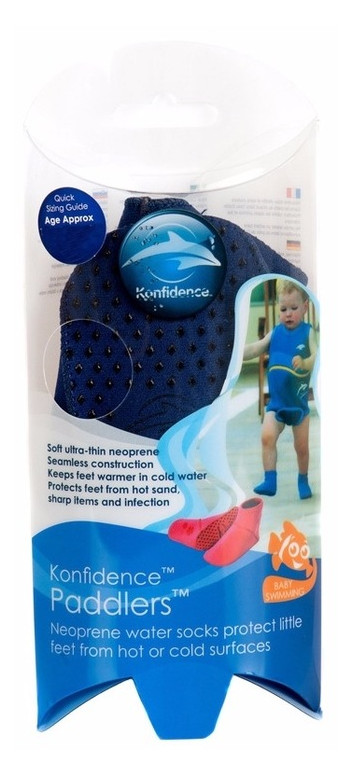 Шкарпетки для басейну та пляжу Konfidence Paddlers Navy 6-12 міс (NS05MC) фото №3