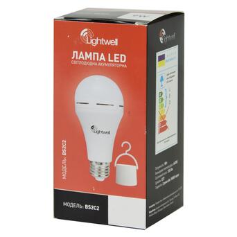 Лампа LED Lightwell BS2C4 15 Вт Е27 з вбудованим акумулятором фото №3