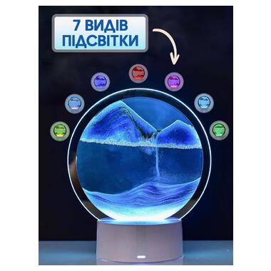 3D пісочні художні лампи, світлодіодні пісочні годинники XPRO 3d пісочні лампи, світлодіодні пісочні годинники XPRO. (43475-_363) фото №4
