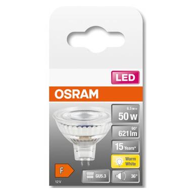 Лампочка Osram LED MR16 50 36 8W/827 12V GU5.3 (4058075433762) фото №3