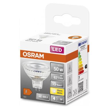 Лампочка Osram LED MR16 50 36 8W/827 12V GU5.3 (4058075433762) фото №4