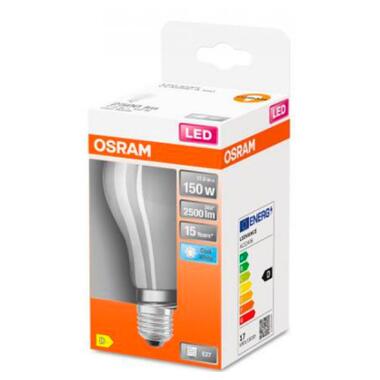 Лампочка Osram LED CL A150 17W/840 230V GL FR E27 (4058075305038) фото №3