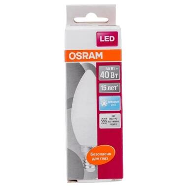 Лампочка Osram LS CL B40 5,5W/840 FR 230V E14 (4058075056886) фото №4