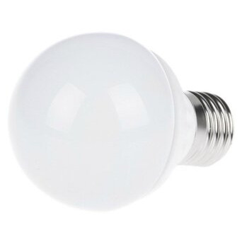 Лампа світлодіодна Brille LED E27 6W 12 ПК NW G60-C SMD2835 фото №1