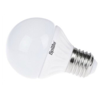 Лампа світлодіодна Brille LED E27 6W 12 ПК NW G60-C SMD2835 фото №2