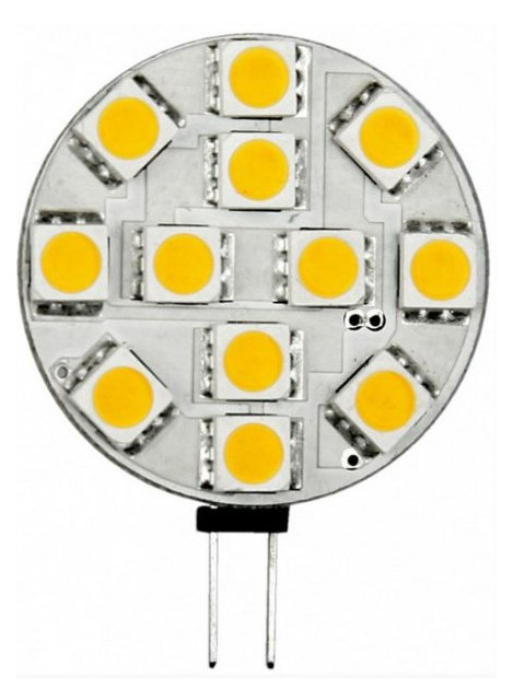 Лампа світлодіодна Brille LED G4 2.4W 12 шт WW LT AC12V SMD5050 фото №1