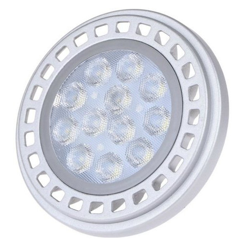 Лампа світлодіодна Brille LED GU10 12W 12 ПК CW AR111-A SMD2835 фото №1