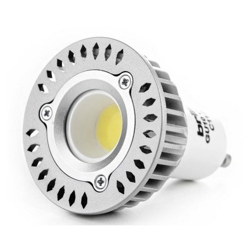 Лампа світлодіодна Brille LED GU10 3.5W 1 шт CW MR16 COB фото №1