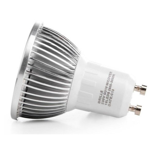Лампа світлодіодна Brille LED GU10 6.4W 16 pcs WW MR16 SMD5630 (CCD) фото №2
