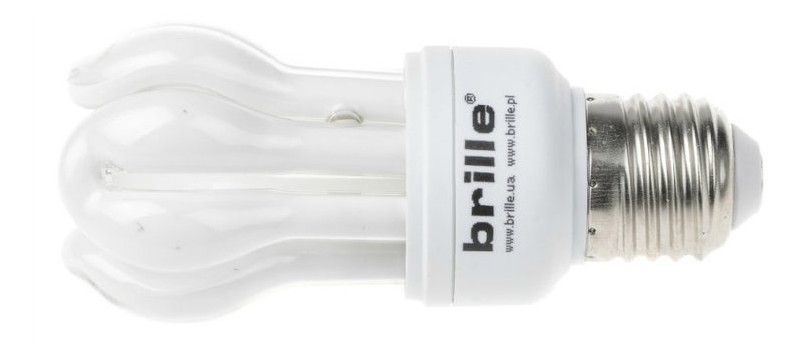 Лампа енергозберігаюча Brille PL-4U 11W/864 E27 Micro Lotus фото №3