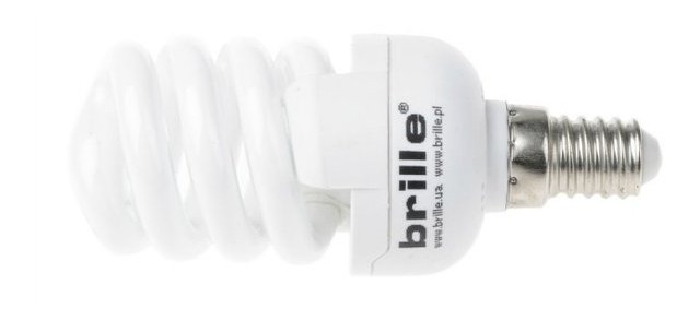 Лампа енергозберігаюча Brille PL-SP 11W/840 techno 7mm E14 фото №3