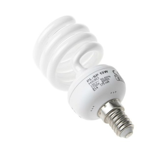 Лампа енергозберігаюча Brille PL-SP 13W/827 E14 Mikro фото №1