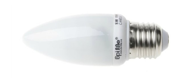 Лампа енергозберігаюча Brille SW 11W/827 E27 Candle-a свічка фото №2