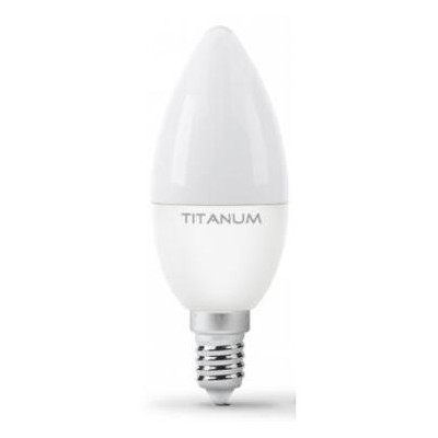 Лампочка Titanum C37 6W E14 4100K 220V (TLС3706144) фото №1
