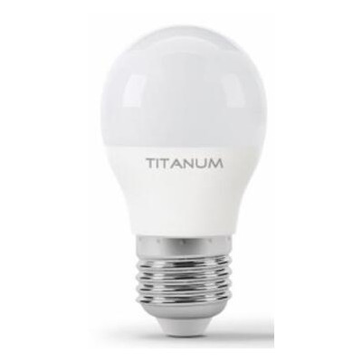 Лампочка Titanum G45 6W E27 4100K 220V (TLG4506274) фото №1