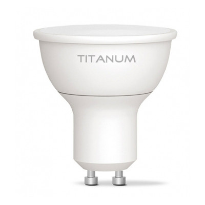 Лампочка Titanum LED MR16 6W GU10 4100K (TLMR1606104) фото №1