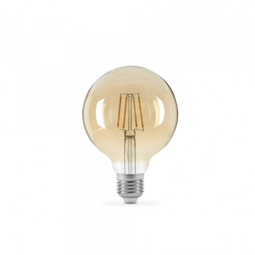 LED лампа TITANUM Filament G95 6W E27 2200K бронза (TLFG9506272A) фото №2