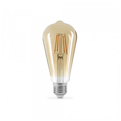 Світлодіодна лампа TITANUM Filament ST64 6W E27 2200K бронза (TLFST6406272A) фото №2
