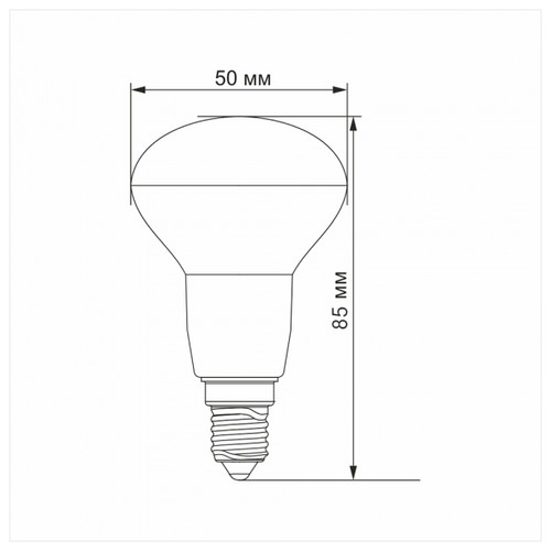 LED лампа TITANUM R50 6W E14 3000K (TLR5006143) фото №3