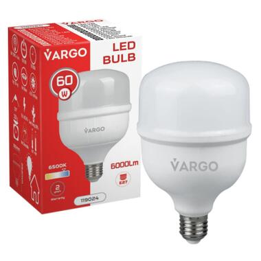 Лампочка VARGO VG-60W E27 6500K фото №2