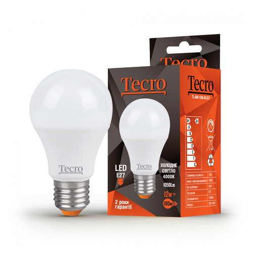 Лампа Tecro TL-A60-10W-3K-E27 фото №1