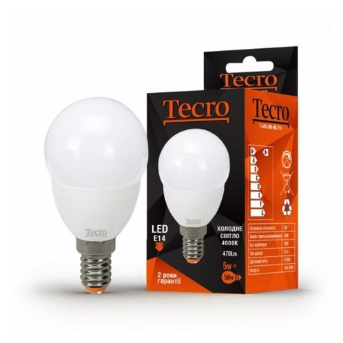 Лампа Tecro TL-G45-6W-4K-E14 фото №1