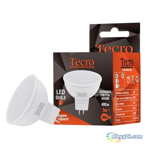 Лампа LED Tecro TL-MR16-5W-4K-GU5.3 фото №1