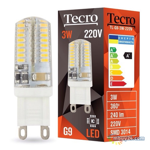 Лампа світлодіодна Tecro TL-G9-3W-220V 4100K фото №1