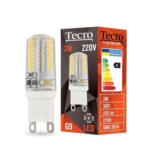 Світлодіодна лампа Tecro T-G9-3W-220V 2700K фото №1