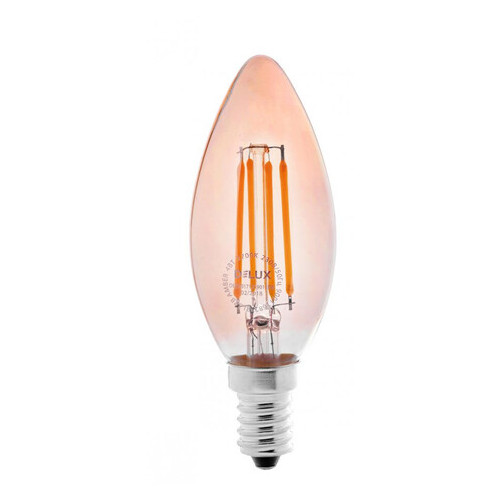 Лампа DELUX BL37B 4 Вт 2700K amber 220В E14 filament (90011682) фото №1