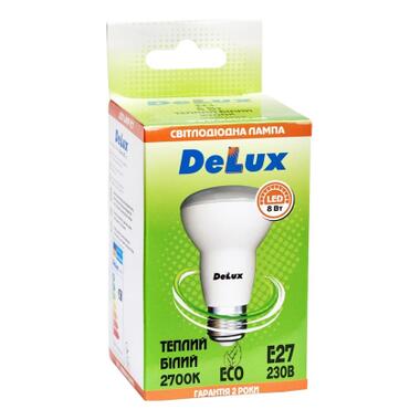 Лампочка Delux FC1 8 Вт R63 2700K 220В E27 (90001459) фото №2