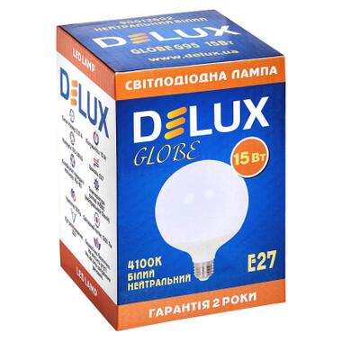 Лампочка Delux Globe G95 15w E27 4100K (90012692) фото №2