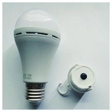 LED Лампа з акумулятором на 4 години автономної роботи Smart Bulb 12W фото №5