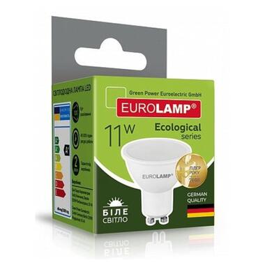 Лампа світлодіодна EUROLAMP ЕКО SMD MR16 11W GU10 4000K (LED-SMD-11104(P)) фото №3