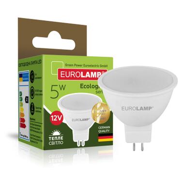 Лампочка Eurolamp LED SMD MR16 5W GU5.3 3000K 12V (LED-SMD-05533(12)(P)) фото №1