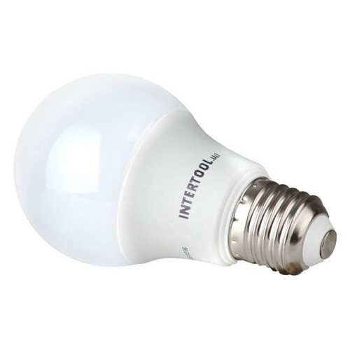 Світлодіодна лампа Intertool LED A60 E27 10Вт 150-300В 4000K 30000год (LL-0014) фото №2