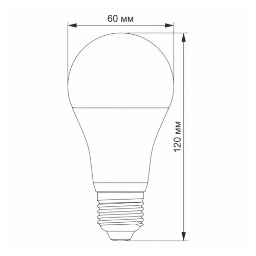LED лампа VIDEX A65e 15W E27 3000K (VL-A65e-15273) фото №3