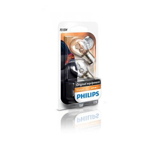 Лампа розжарювання Philips P21/5W, 2шт/блістер 12499B2 фото №2
