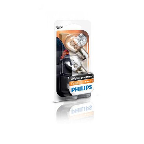 Лампа розжарювання Philips P21/5W, 2шт/блістер 12499B2 фото №1
