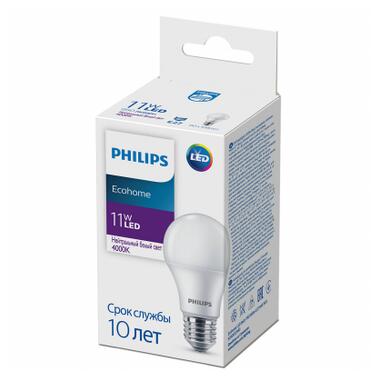 Лампочка Philips Ecohome LED Bulb 11W 950lm E27 840 RCA (929002299317) фото №2