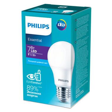 Лампочка Philips ESS LEDBulb 7W 720lm E27 865 1CT/12 RCA (929002299187) фото №2