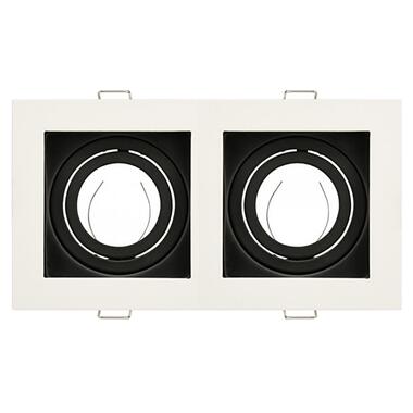 Світильник точковий врізний поворотний HOROZ ELECTRIC PETUNYA-2 колір білий фото №2